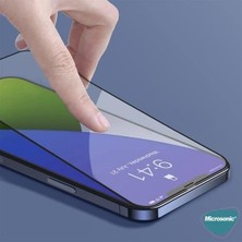 Livizmir Moda Ekran Koruyucu Apple iPhone 15 Plus Için Tam Kaplayan Temperli Cam Ekran Koruyucu Siyah