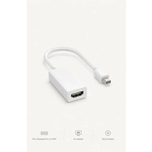 Mini Displayport To HDMI Dönüştürücü Adaptör 4K Thunderbolt Çevirici Kablo