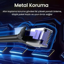 Livizmir Moda Cat7 10GBPS Gigabit 600MHZ Ftp RJ45 Ethernet Kablosu 10 Metre