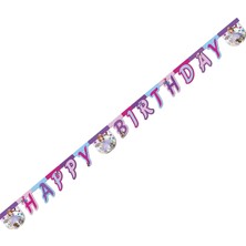 Livizmir Moda TM-PRT-0092 Sofia Deniz Incisi Happy Birthday Harf Afiş