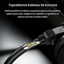Livizmir Moda Cat6 1000MBPS Gigabit Ftp RJ45 Ethernet Ağ Uzatma Kablosu 1 Metre