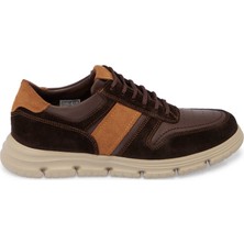 Tergan Kahverengi Hakiki Deri Erkek Sneaker - E25S1AY57512-W20