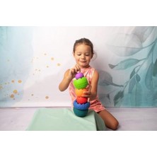 Livizmir Moda Sensory Yumuşak Piramit: Duyusal Denge Oyuncağı | Üst Üste Dizme Oyunu | Alfabe Rakamlar ve Renkleri Öğretir | Bebek Denge Dizme Istifleme Oyuncak | Montessori Tipi | Motor Becerileri ve Zihinsel