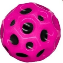 Livizmir Moda Moon Ball (Yükseğe Zıplayan Top) - 7 cm - Süper Eğlenceli Uzay Topu - Space - Bouncy Ball - Mor