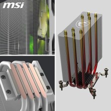Livizmir Moda Msı Mag Corefrozr AA13 Whıte 120MM Argb Beyaz Işlemci Hava Soğutucu