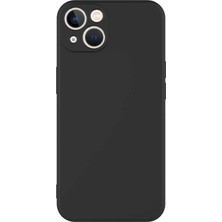 Lyon Tech Apple iPhone 13 Uyumlu Zore Mara Lansman Kadife Iç Yüzeyli Yumuşak Tpu Mat Silikon Kılıf