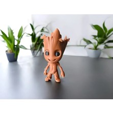  tatlı bebek groot (ağaç adam) figür 3d özel tasarım 10-11 cm
