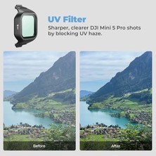 Livizmir Moda Freewell Djı Mini 5 Pro Için Uv Filtresi - Lens Koruması ve Uv Önizleme