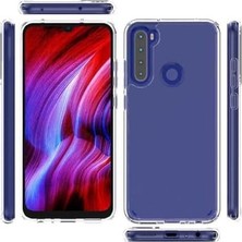 Livizmir Moda ile Uyumlu Şeffaf Clear Silikon Yüksek Kalite Darbeye Dayanıklı Şık Telefon Kılıfı (Xiaomi Redmi Note 8)
