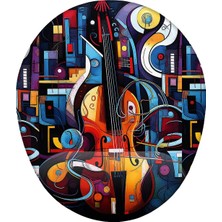 Livizmir Moda Müzik ve Keman Bilek Destekli Mouse Pad