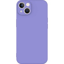 Lyon Tech Apple iPhone 13 Uyumlu Zore Mara Lansman Kadife Iç Yüzeyli Yumuşak Tpu Mat Silikon Kılıf