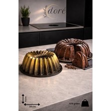 Livizmir Moda Yıldız Tasarım Kek Kalıbı Royal Gold Kalın Döküm Üç Katmanlı Kaplama 575 Gram