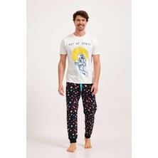 Bony Socks Supernova Erkek Pijama Takım Siyah