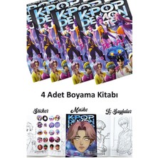 Parti Show Saja Boys Boyama Kitabı Seti 4 Adet
