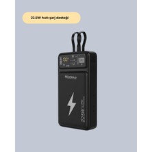 Ematcrt Powerbank Hızlı Şarj 10000 Mah Dahili Kablo Yeni Nesil - Lisinya
