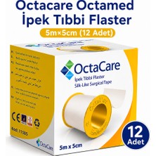 Octacare Octamed Ipek Tıbbi Flaster 5m×5cm (12 Adet)