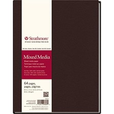 Livizmir Moda Strathmore Mixed Media Art Journal 21,6 x 27,9 Cm, 64 Sayfa (32 Yaprak)