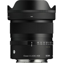 Sigma Sıgma 15MM F/1.4 Dc Contemporary Lens (Canon Rf)