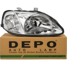 Depo Far Sağ Honda Cıvıc Ies 1999-2000 | Manuel - Makyajlı Kasa