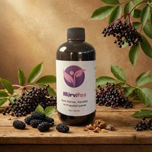 Bezos Mürvitox Kara Mürver Karadut ve Propolis Içeren Bitkisel Şurup 250 ml Takviye Edici Gıda