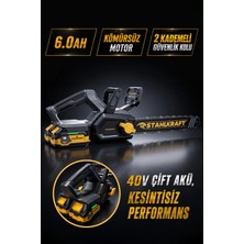 Stahlkraft H15 3840 Kömürsüz Motor 40V 6AH 41 cm (16") Akülü Testere