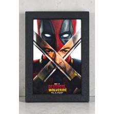 Neora Deadpool Wolverine Çerçeveli Mini Poster - 10X7 cm