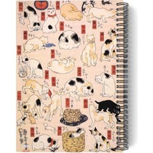 Frefly Store Sanat Temalı A5 Spiralli Defter, 100 Sayfa Çizgisiz Tasarım