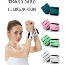 Frefly Store Ayarlanabilir El ve Ayak Bilek Ağırlığı - 500 gr x 2 Adet Pembe