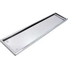 Frefly Store Paslanmaz Metal Plaka, Krom Renkli Araç Plakalığı