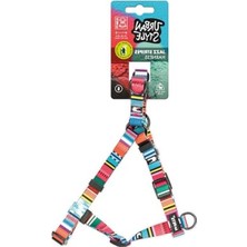Frefly Store Dayanıklı Urban Style Jazz Stripes Göğüs Tasması - S