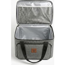 Frefly Store Termal Kamp Çantası, 40 Litre Hacim, Gri Renk, Soğutucu Özellik