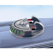 Frefly Store 360° Dönebilen Araba Telefon Tutucu Seti, Kaymaz ve Numaratörlü
