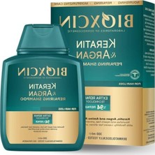 Frefly Store Keratin & Argan Onarıcı Şampuan - 300 ml - Yıpranmış Saçlar Için