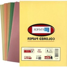 Frefly Store 100'LÜ A4 Ebatında Renkli Teksir Kağıdı Paketi