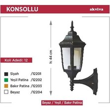 JUPITER Altıgen Fener Sarı Patina Aplik