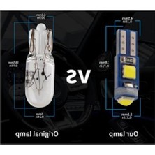 Frefly Store 10 Adet T5 LED Mini Aydınlatma, Turuncu Renk, Kilometre Gösterge Için