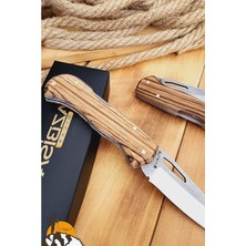 Frefly Store Zeytin Sap Kamp Çakısı Outdoor Piknik Çakısı Bahçe Çakısı (ÇKP-823)