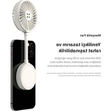 Frefly Store Manyetik USB Şarj Edilebilir Taşınabilir Vantilatör - Ultra Sessiz