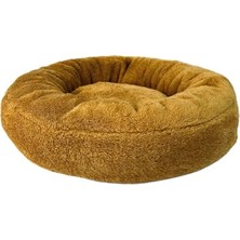 Frefly Store Simit Şeklinde 50 cm Kedi Yatağı, Rahat Tasarım