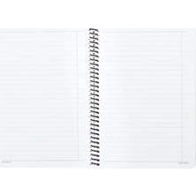 Frefly Store A5 Boyutunda 80 Yapraklı Çizgili Spiralli Defter
