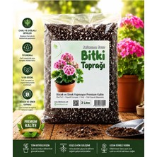 Nexvoria 3 Litre Bitki Toprağı | Premium Saksı Toprağı | Perlitli Organik Çiçek Toprağı | Iç ve Dış Mekan Bitkileri Için