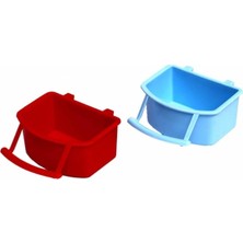 Frefly Store Tünekli Plastik Mama Kabı, 2 Adet