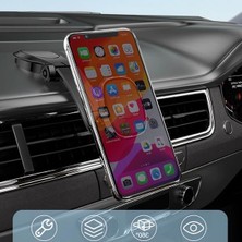 Frefly Store Manyetik Araç Telefon Tutucu, Dashboard Mıknatıslı, Siyah