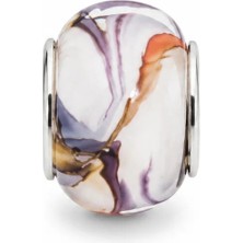 Lovecharm Tasarım Mermer Dokunuş El Yapımı Murano Cam Charm