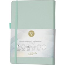 Frefly Store Sert Kapaklı Noktalı Defter, 14X20 cm - Mint Yeşil