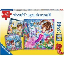 Frefly Store Renkli Deniz Kızı Temalı 49 Parça Puzzle