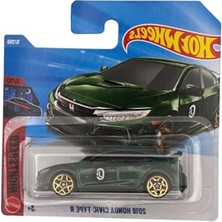 Frefly Store Hot Wheels 2018 Honda Civic Type R - Dark Green - Short Card - JJK87 (1/64)