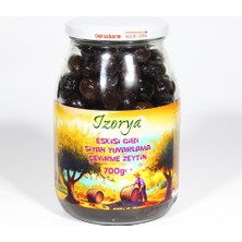 Izorya Eskisi Gibi Siyah Yuvarlama Çevirme Zeytin 700G Cam