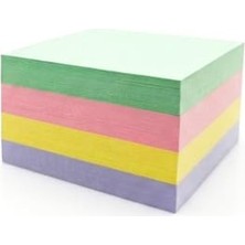 Frefly Store Yapışkansız 8x8 cm Renkli Not Kağıdı, 250 Yaprak, Ofis ve Okul Kullanımı