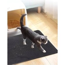 Frefly Store Kedi Tuvalet Önü Elekli Kum Paspası, Temizliği Kolaylaştırır
